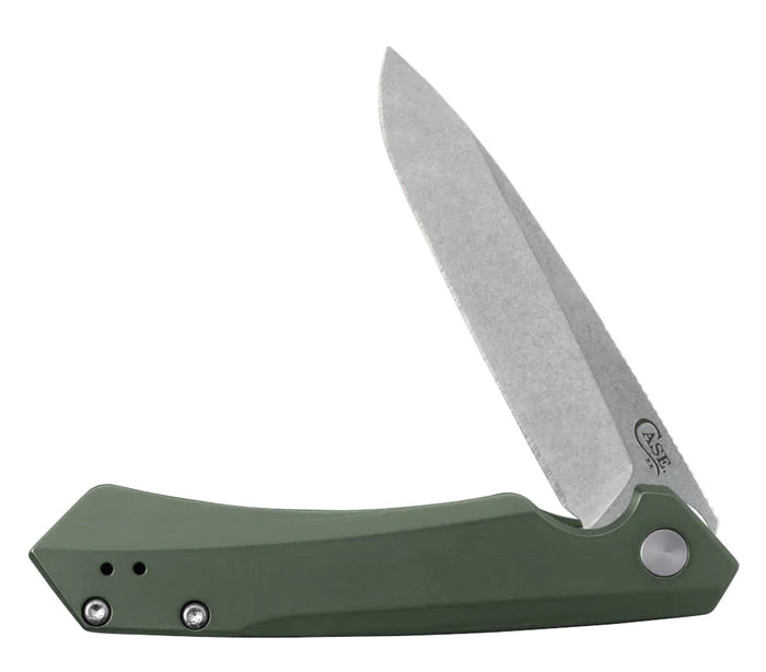 CASE XX (64659)OD Green Anodized Aluminum Kinzua® with Spear Blade