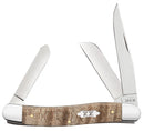 Case XX Natural Curly Maple Smooth Medium Stockman With Tin
