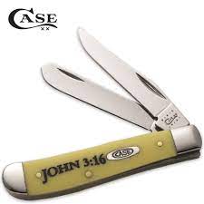 John 3:16 - Case Yellow Mini Trapper (CA08850