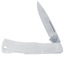 Case Brushed Stainless Steel Executive Lockback (00004)