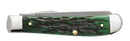 CASE Pocket Worn® Bermuda Green Bone Jig Mini Trapper (6207 SS)