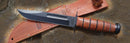 KA-BAR USMC Brown-STR Knife w/Sheath