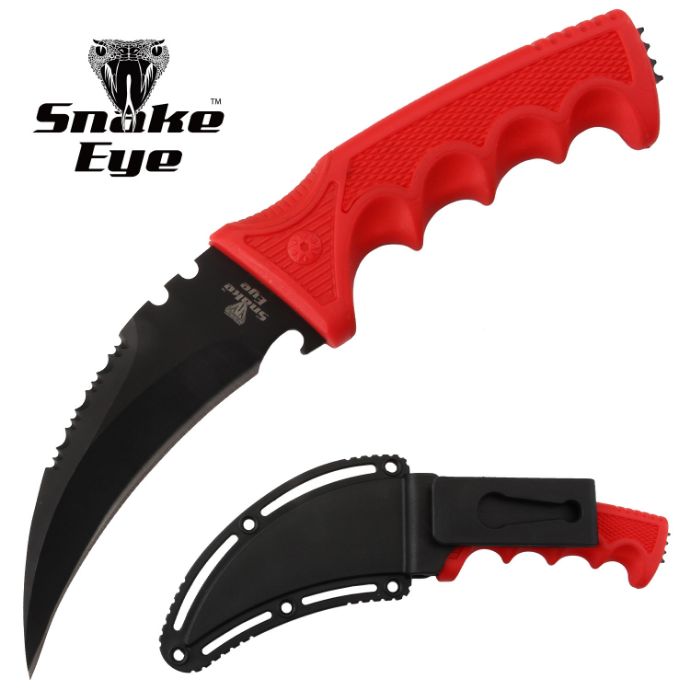 Snake Eye Tactical Karambit Knife (SE-5237RD-1)