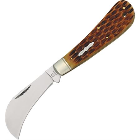 Rough Rider Knives 305 Hawkbill Red Bone