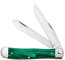 Case John Deere Green Pearl Kirinite Smooth Trapper