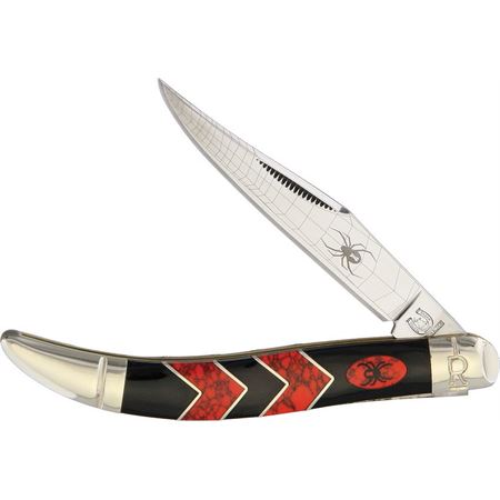 Rough Rider 1672 Rough Rider Knives Widow Medium Toothpick with Synthetic Handle