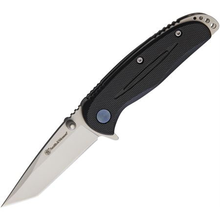 Smith & Wesson Linerlock Knife Black Nylon w/ Blue (1100066)