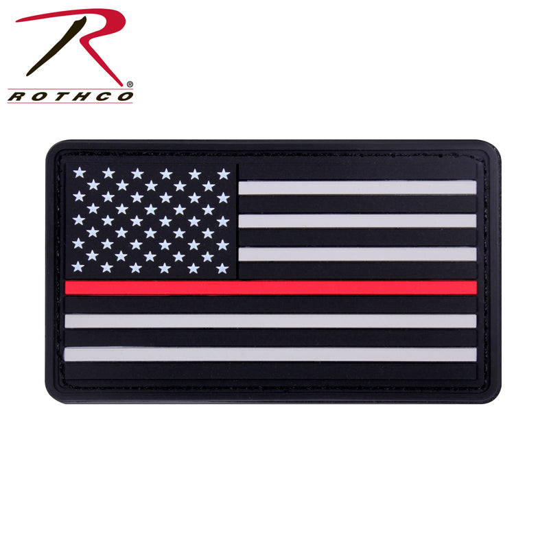 Rothco PVC Thin Red Line Patch