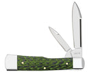 Case Green & Black Carbon Fiber Weave Smooth Gunstock 50715