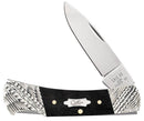 Worked Bolster Ebony Wood Smooth Lockback (CA59672)