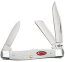 Case SparXX Standard Jig White Synthetic Medium Stockman Sloped Bolster (60184)