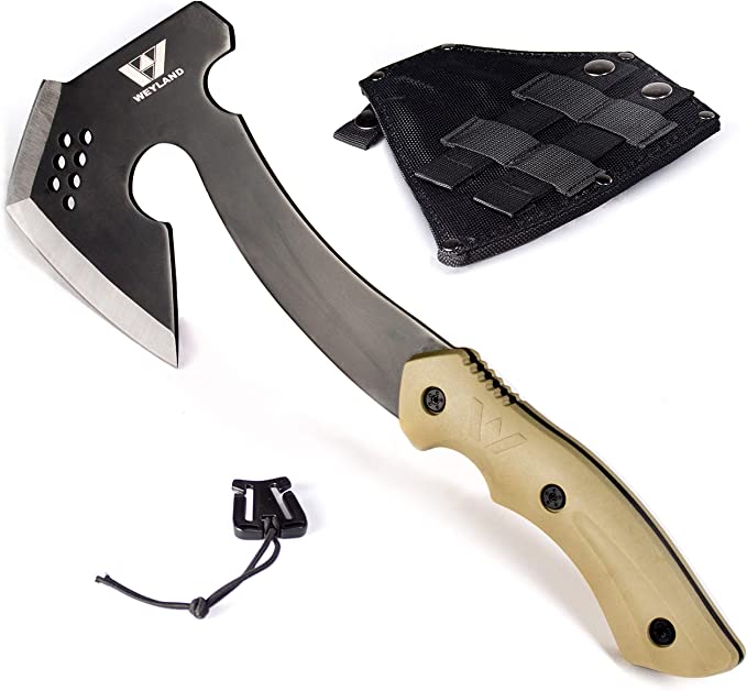 WEYLAND Survival Hatchet & Camping Axe with MOLLE Sheath