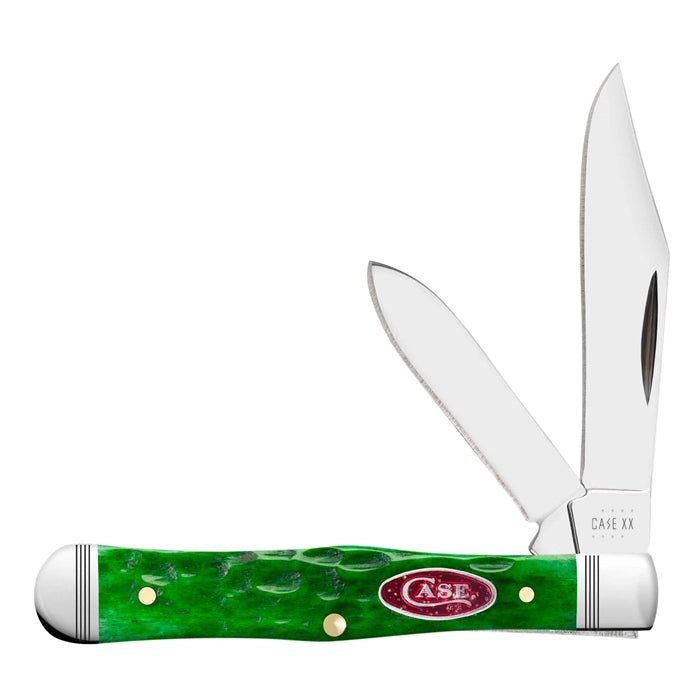 Case Magician's Bright Green & Dark Red Bone Swell Center Jack