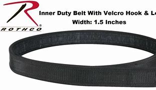 Rothco Inner Duty Belt w/ Hook & Loop - Black (10677)