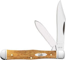 Case Small Swell Center Jack Knife Smooth Antique Bone (58202)