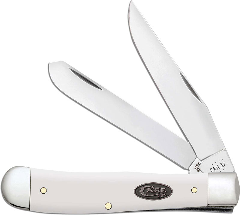 Case Trapper Knife 63960 - White Synthetic