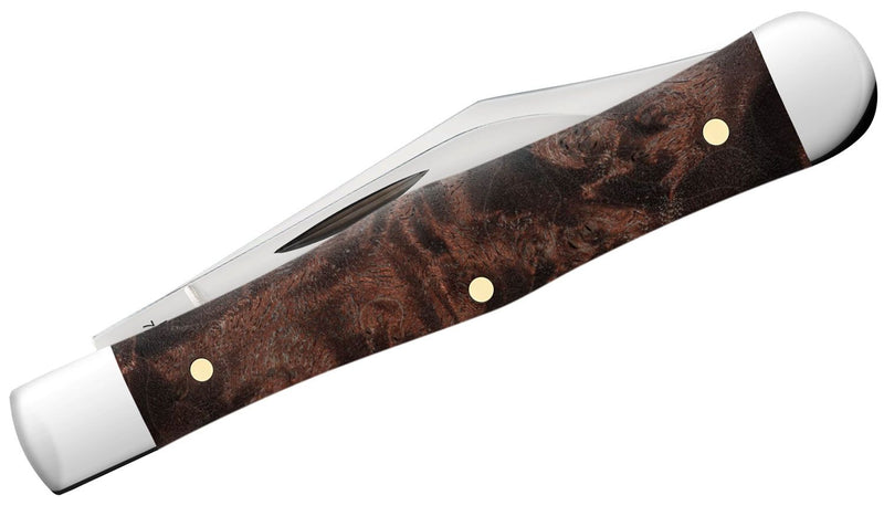 Case Brown Maple Burl Wood Small Swell Center Jack (64061)