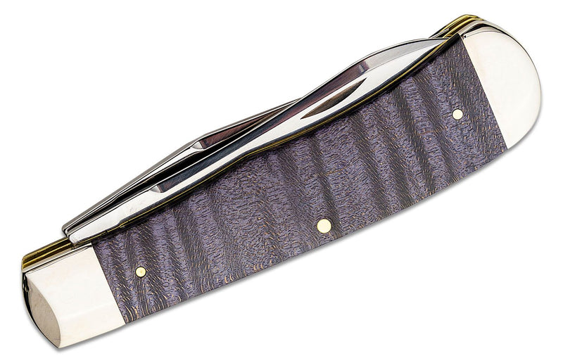 Case Tony Bose Smooth Purple Curly Maple Panama Trapper (80542)