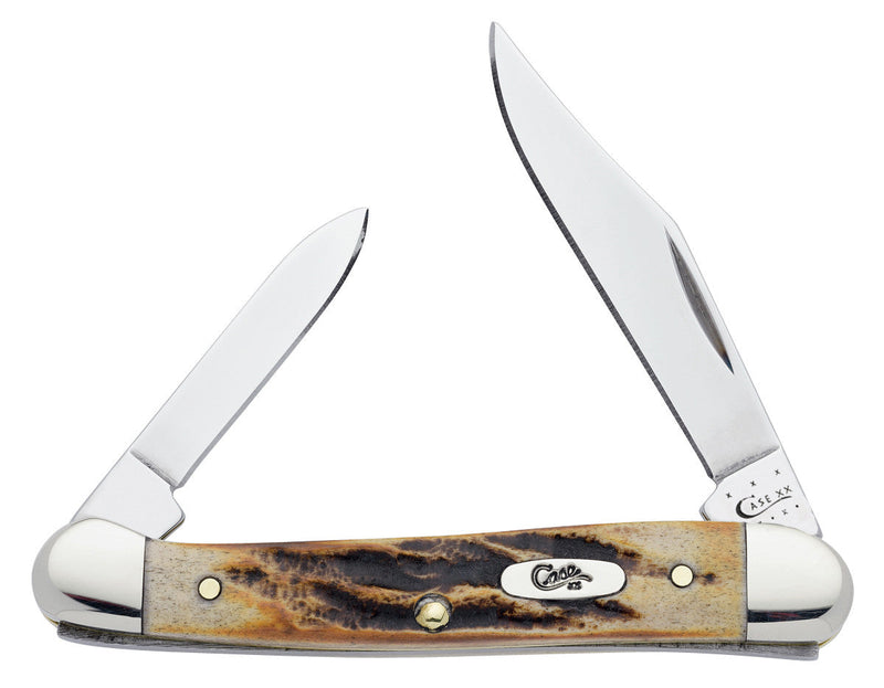 Case XX Butter Rum Genuine Corelon 1/500 Mini Trapper Pocket Knife Knife