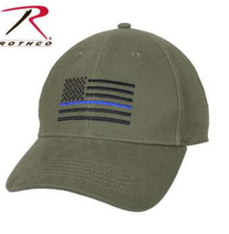 Rothco Thin Blue Line Flag Low Profile Cap