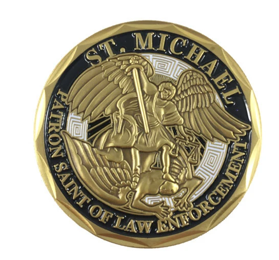 Challenge Coin - Deputy Sheriff Badge with ST. Michael