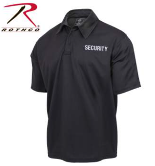 Rothco Moisture Wicking Security Polo Shirt