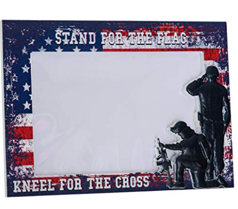 Pine Ridge Stand For The Flag Kneel For The Cross Picture Frame