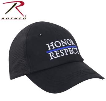 Rothco Thin Blue Line Honor and Respect Mesh Back Tactical Cap