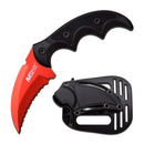MTech USA MT-20-63BK Fixed Blade Knife 5" Overall