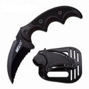 MTech USA MT-20-63BK Fixed Blade Knife 5" Overall