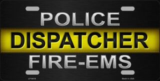 Smart Blonde - Police / Dispatcher / Fire / EMS Metal License Plate