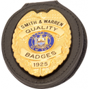Smith & Warren  BELT CLIP BADGE HOLDER W/VELCRO CLOSURE - RECESSED