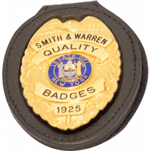 Smith & Warren  BELT CLIP BADGE HOLDER W/VELCRO CLOSURE - RECESSED