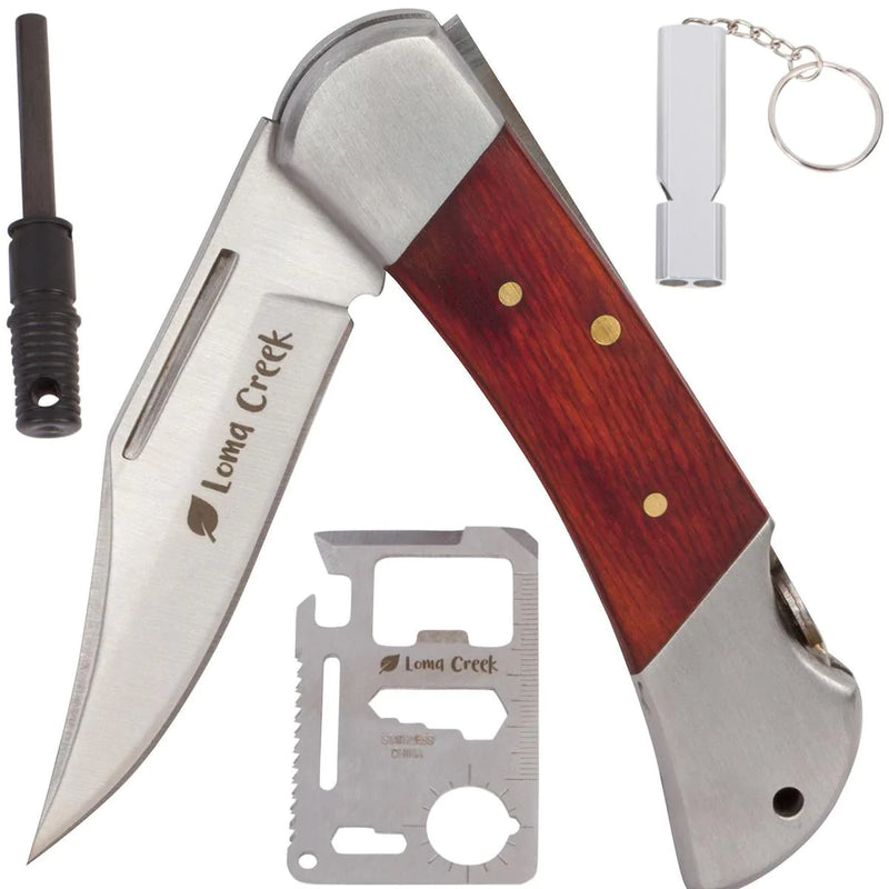 Loma Creek Pocket Knife and Survival Kit