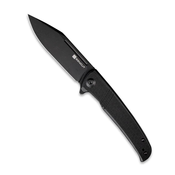 SENCUT D2 Knife Black Handle