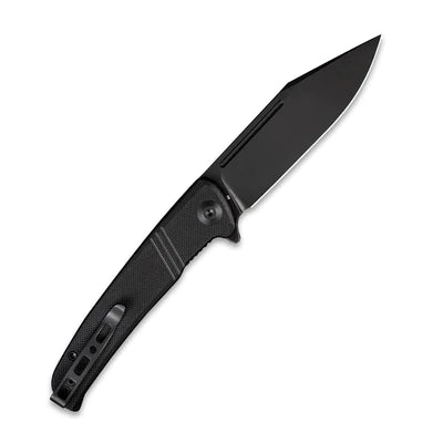 SENCUT D2 Knife Black Handle