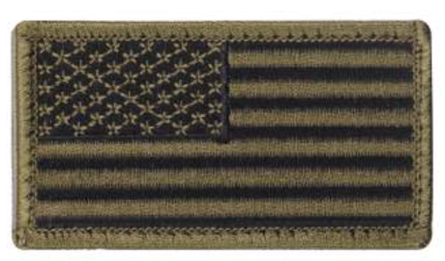 Rothco American Flag Patch - Hook Back