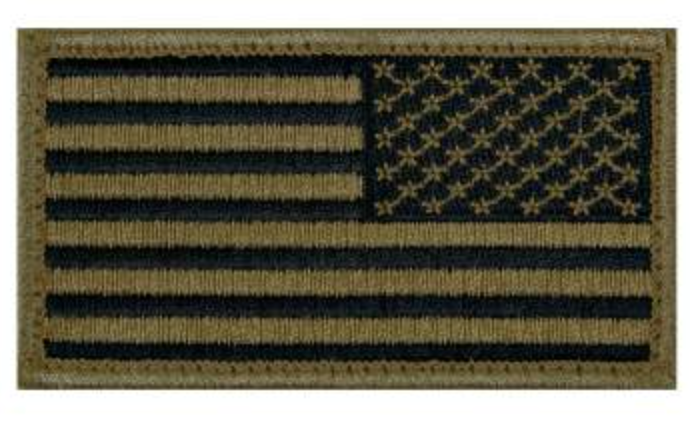 Rothco American Flag Patch - Hook Back