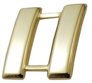Hero's Pride Captain Bars, Smooth, 2 Posts & Clutch Backs, Pairs