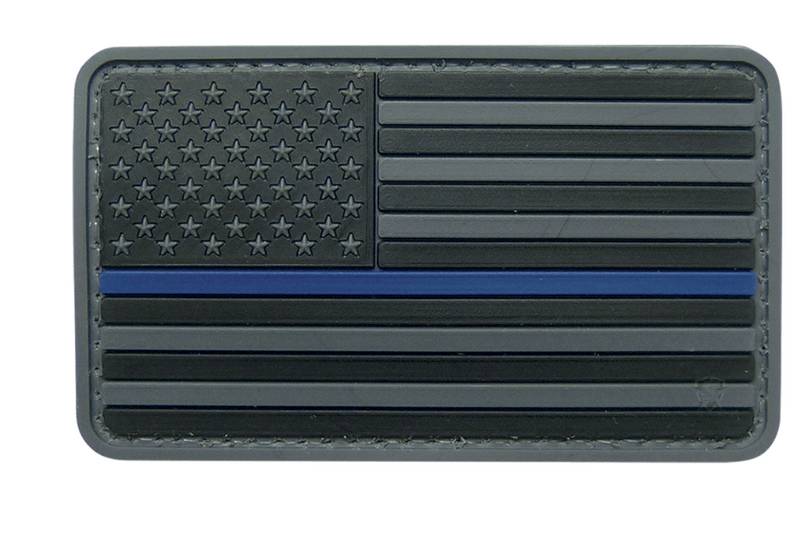 5ive Star Gear® U.S. Flag Black w/Blue Stripe Morale Patch