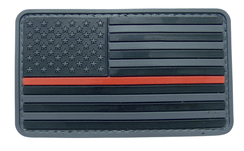 5ive Star Gear® U.S. Flag Black w/Red Stripe Morale Patch