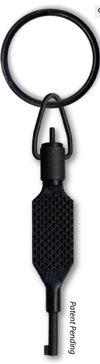 Zak Tool Knurled Flat Grip Swivel Key (ZT9P)