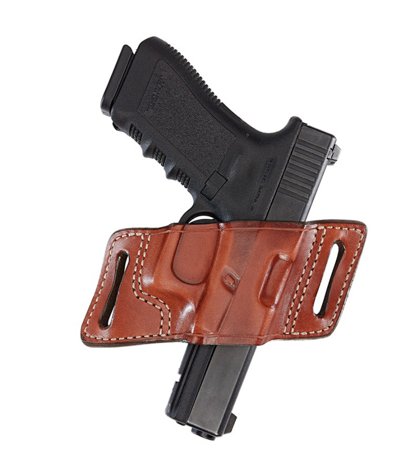 Aker White Lightning Open Top Belt Slide Holster