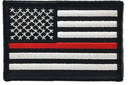 Thin Red Line American Flag Patch
