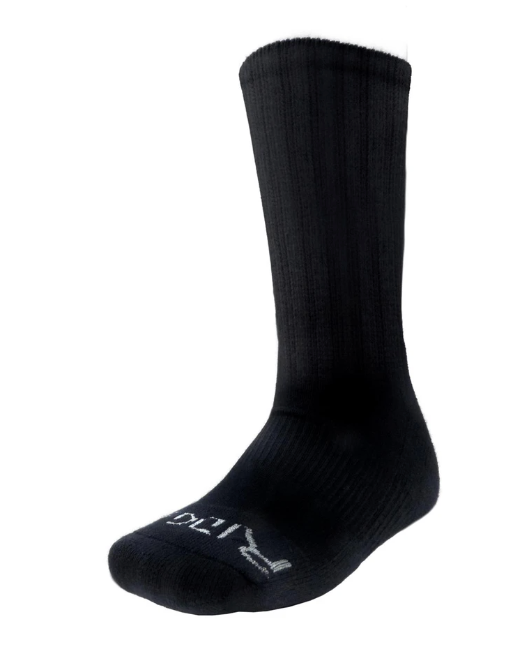 Ridge Footwear 150/151 Men's Black Crew Socks