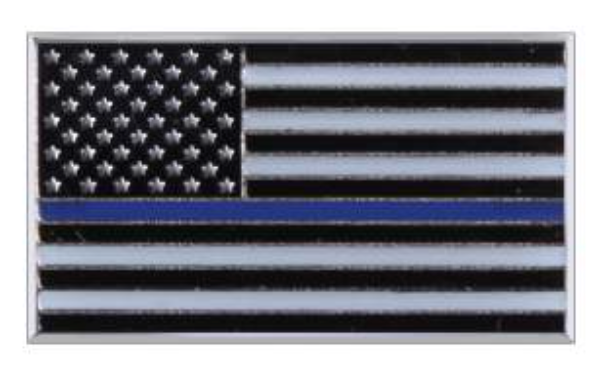 Rothco Thin Blue Line Flag Pin