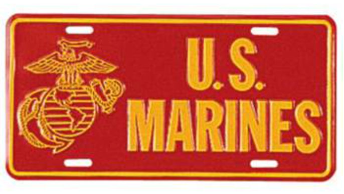 Rothco US Marines License Plate