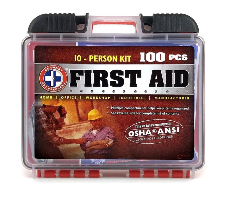 Be Smart Get Prepared 100 Piece First Aid Kit