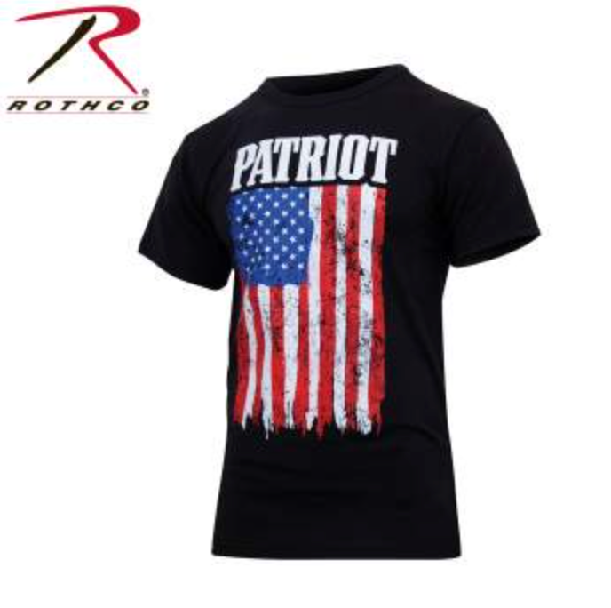 Rothco Patriot US Flag T-Shirt - Black