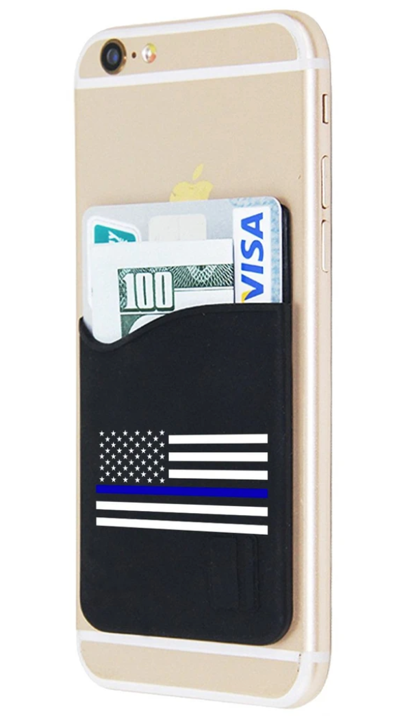 Thin Blue Line Credit Card Holder